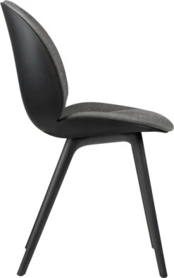 Gubi Beetle Stuhl Gepolstert Vorderseite / Kunststoffbasis, Remix 3 152 -Gubi || Hay || &Tradition Verkäufe gubi beetle dining chair black plastic 3