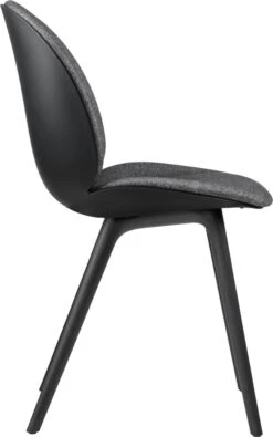 Gubi Beetle Stuhl Gepolstert Vorderseite / Kunststoffbasis, Plain 0023 6 Gubi Beetle Stuhl Gepolstert Vorderseite / Kunststoffbasis, Plain 0023 -Gubi || Hay || &Tradition Verkäufe gubi beetle dining chair front black plastic 6