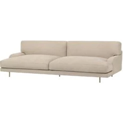 Gubi Flaneur Sofa LC 2-Sitzer, Beine Messing / Hot Madison 073 Beige 4 Gubi Flaneur Sofa LC 2-Sitzer, Beine Messing / Hot Madison 073 Beige -Gubi || Hay || &Tradition Verkäufe gubi flaneur sofa lc 3 1
