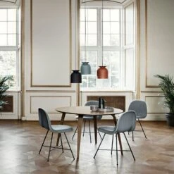 GUBI Esstisch Ø120cm, Walnuss -Gubi || Hay || &Tradition Verkäufe gubi gubi esstisch 120cm schwarz 3