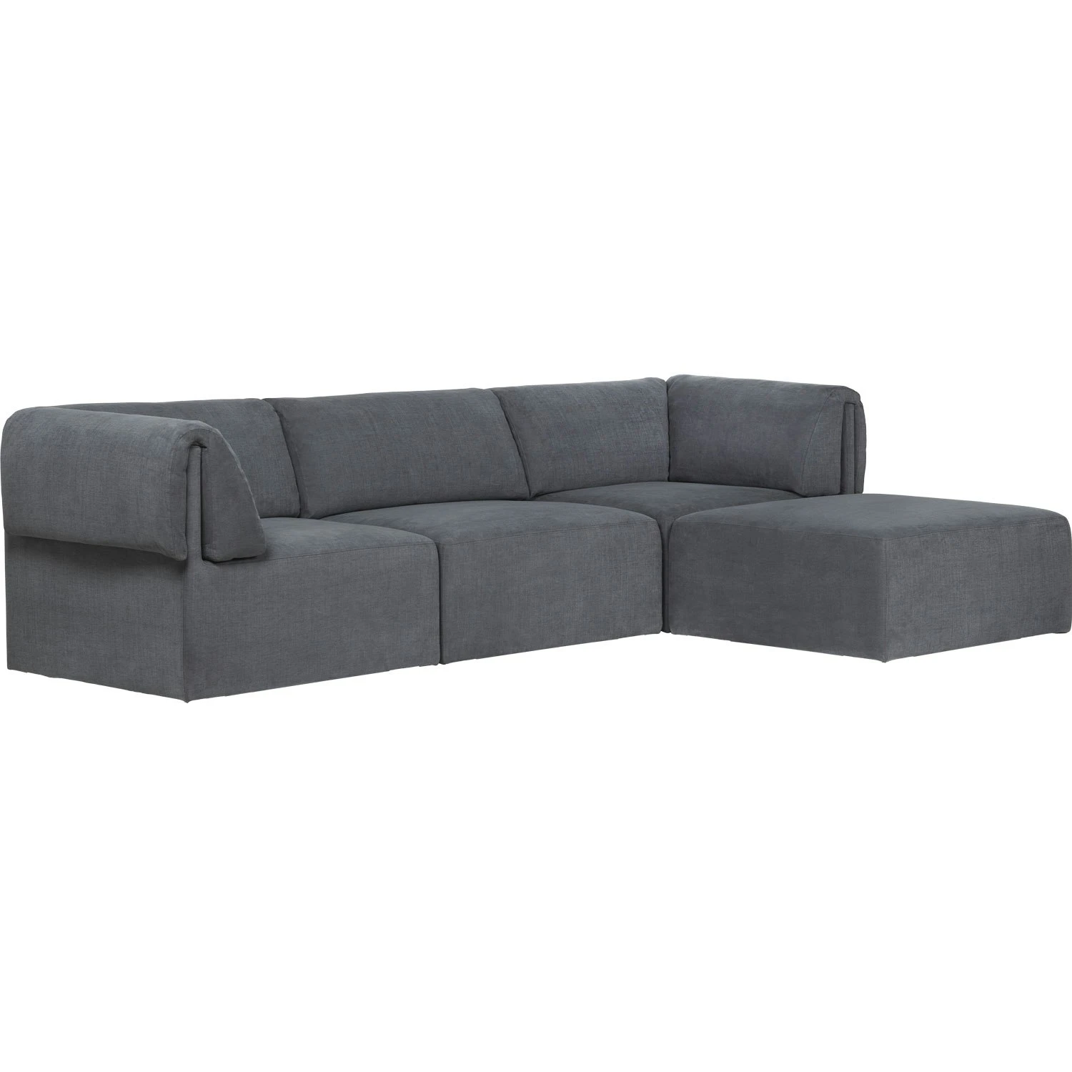Gubi Wonder 3-Sitz-Sofa/ Chaise Longue, Hot Madison 1294/096 FC 1 Gubi Wonder 3-Sitz-Sofa/ Chaise Longue, Hot Madison 1294/096 FC