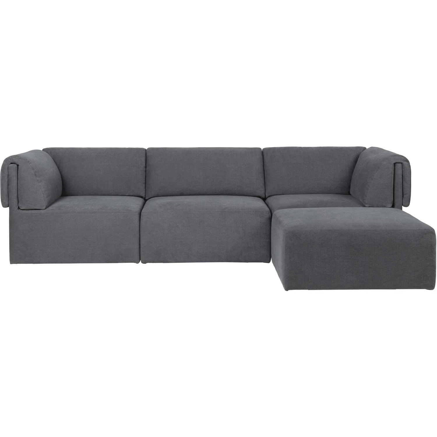 Gubi Wonder 3-Sitz-Sofa/ Chaise Longue, Hot Madison 1294/096 FC 2 Gubi Wonder 3-Sitz-Sofa/ Chaise Longue, Hot Madison 1294/096 FC – Bild 2