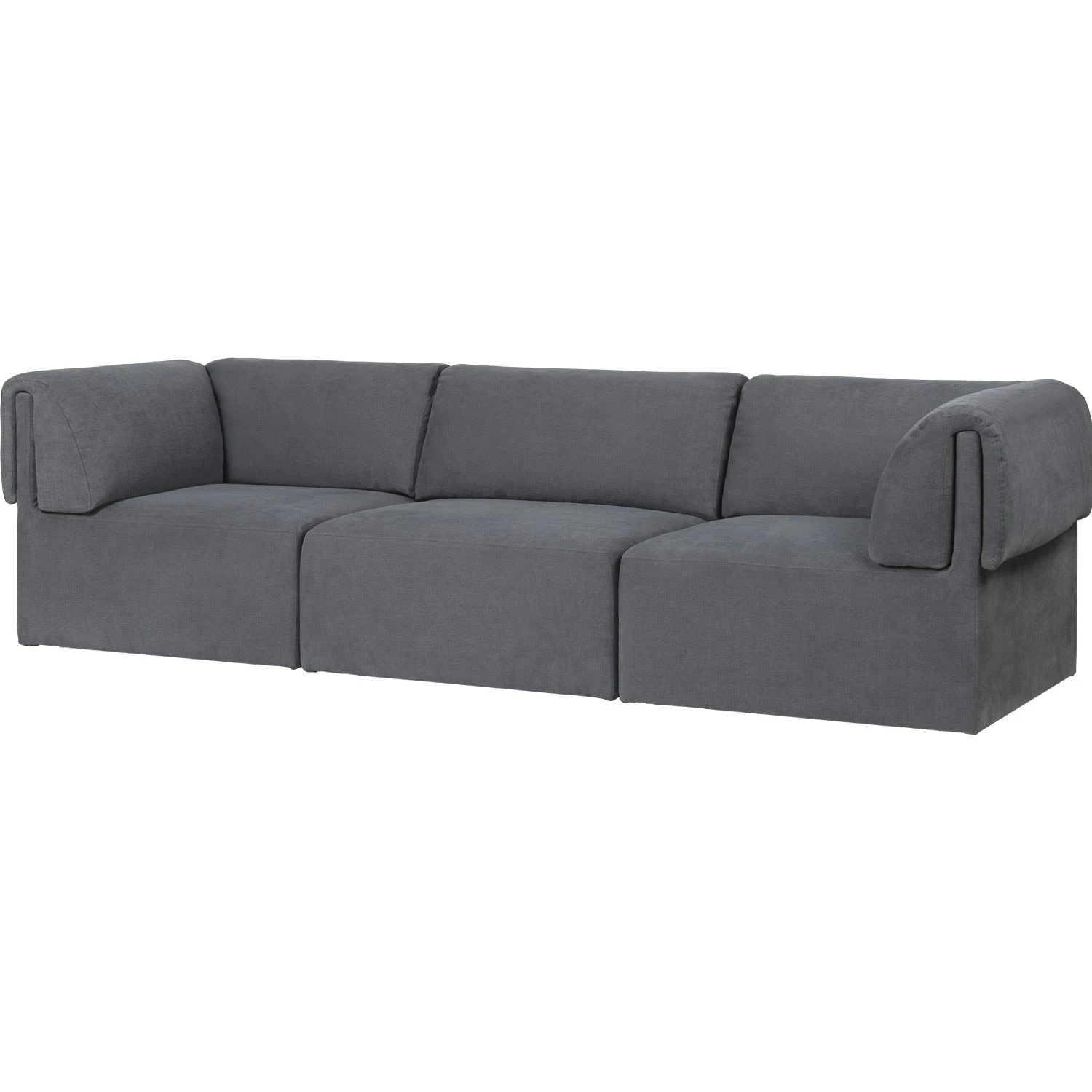 Gubi Wonder 3-Sitz-Sofa Mit Armlehne, Hot Madison 1294/096 LC 2 Gubi Wonder 3-Sitz-Sofa Mit Armlehne, Hot Madison 1294/096 LC – Bild 2