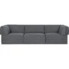 Gubi Wonder 3-Sitz-Sofa Mit Armlehne, Hot Madison 1294/096 LC