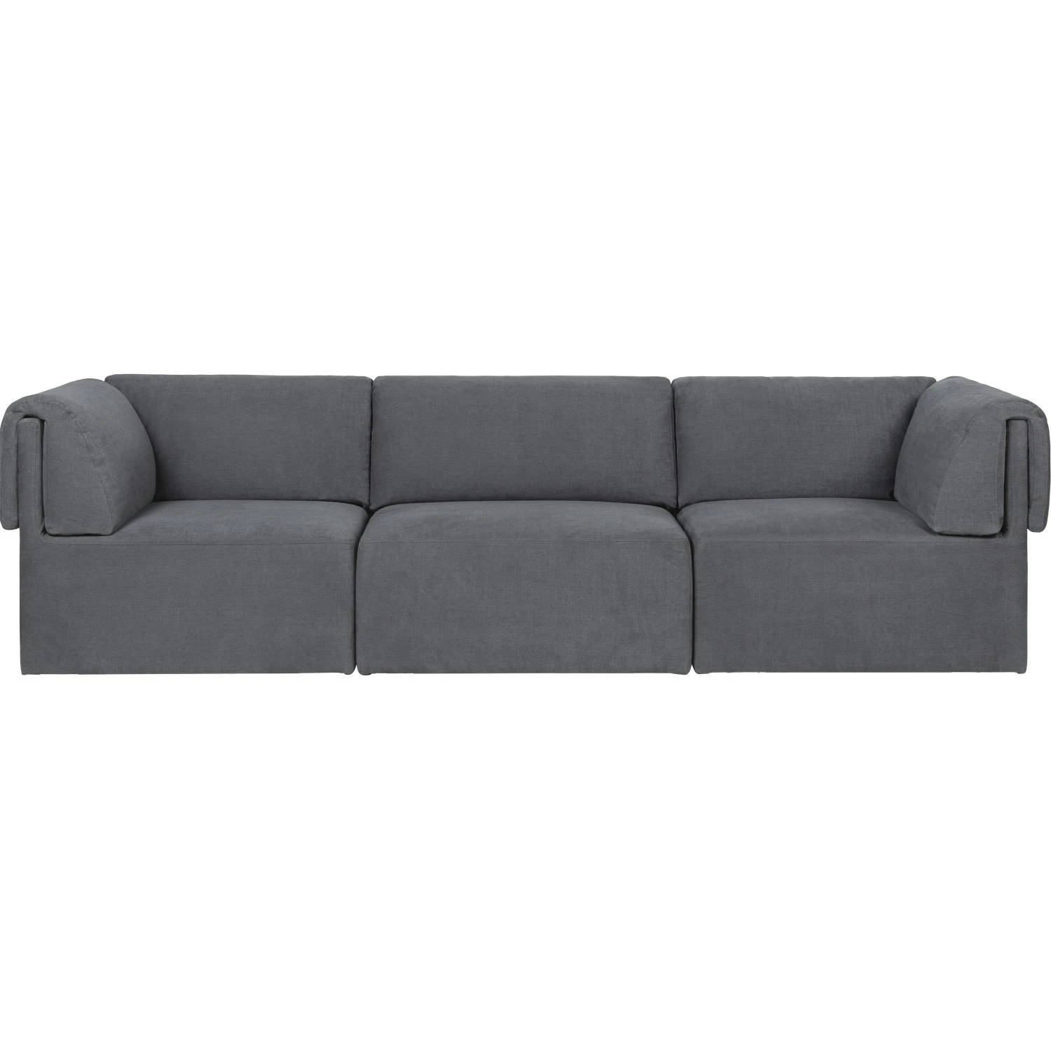 Gubi Wonder 3-Sitz-Sofa Mit Armlehne, Hot Madison 1294/096 LC 1 Gubi Wonder 3-Sitz-Sofa Mit Armlehne, Hot Madison 1294/096 LC