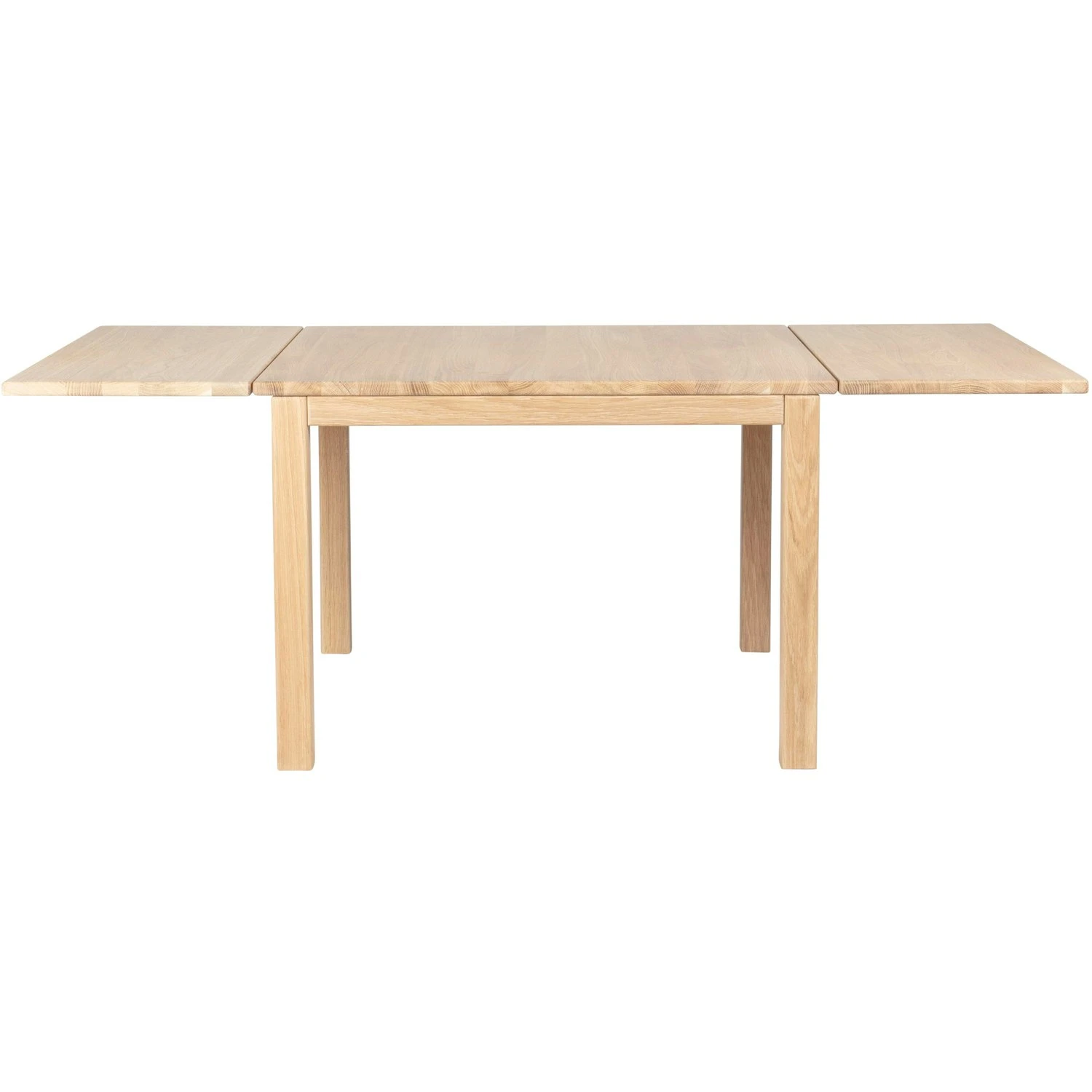 Klassik 3E Kaffeetisch Mit Klappen, 75x75 Cm, Weiß Geölt Eiche 2 Klassik 3E Kaffeetisch Mit Klappen, 75x75 Cm, Weiß Geölt Eiche – Bild 2