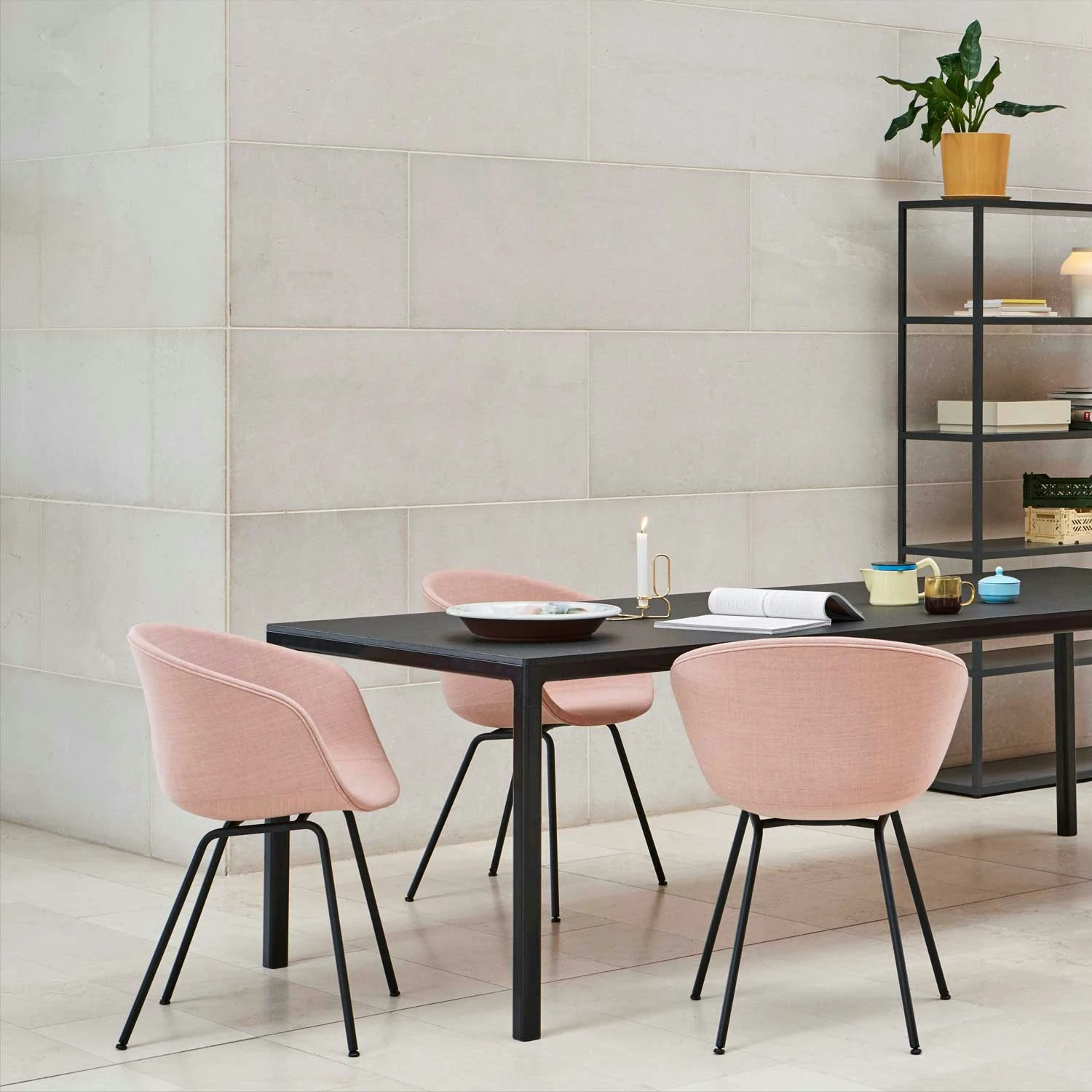 Hay AAC 27 Stuhl, Schwarze Beine / Remix 612 4 Hay AAC 27 Stuhl, Schwarze Beine / Remix 612 – Bild 4