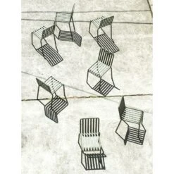 Hay Palissade Stuhl, Grau -Gubi || Hay || &Tradition Verkäufe hay palissade stuhl 1