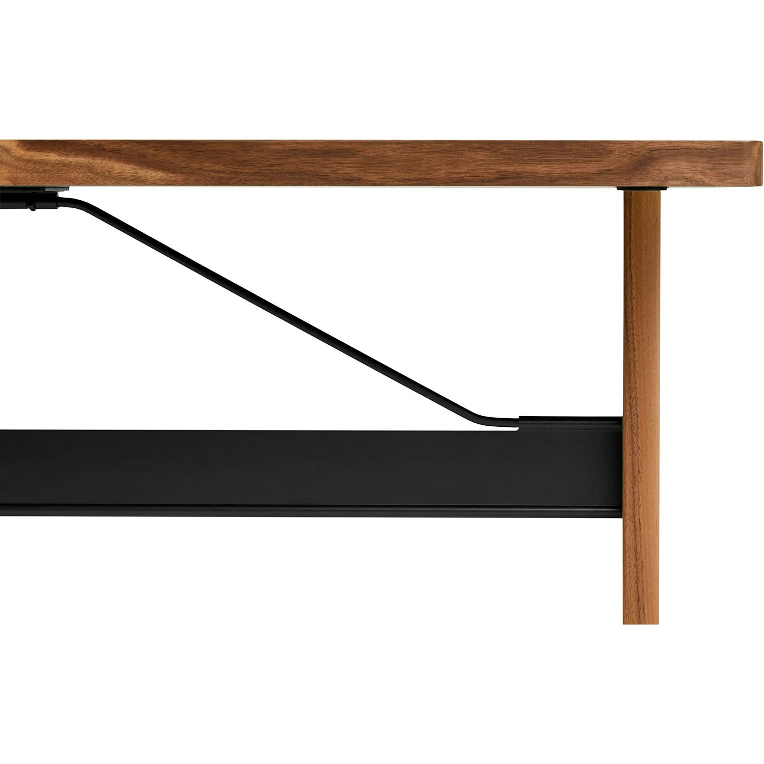 Hay Passerelle Schreibtisch 140x65 Cm, Lackiert Walnussfarben 2 Hay Passerelle Schreibtisch 140x65 Cm, Lackiert Walnussfarben – Bild 2