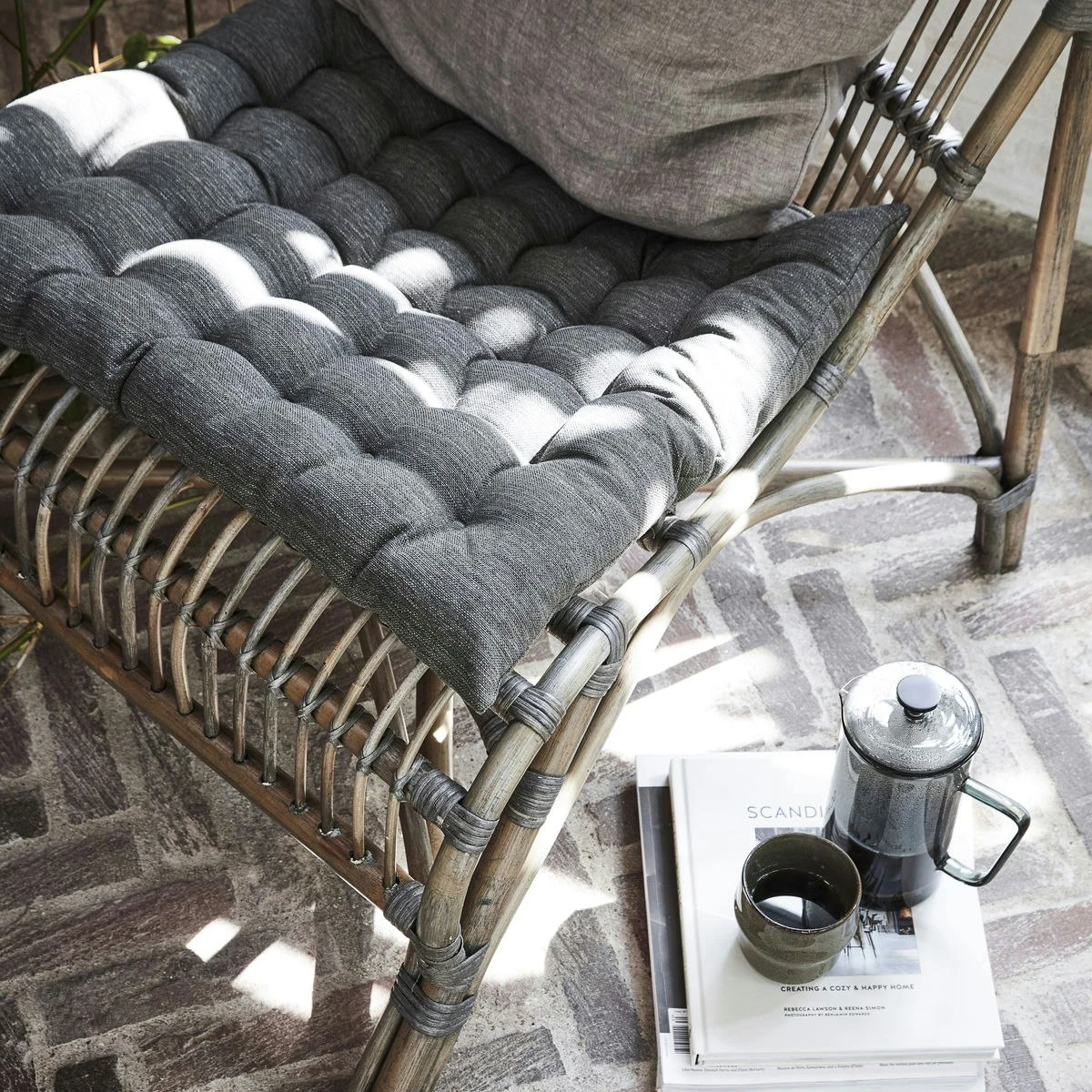 House Doctor Sitzpolster Wasserabweisend Militärgrün 60x70 Cm 2 House Doctor Sitzpolster Wasserabweisend Militärgrün 60x70 Cm – Bild 2