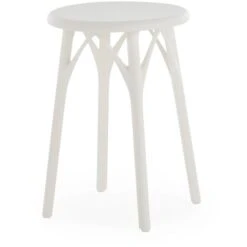 Kartell A.I. Light Hocker 45 Cm, Weiß