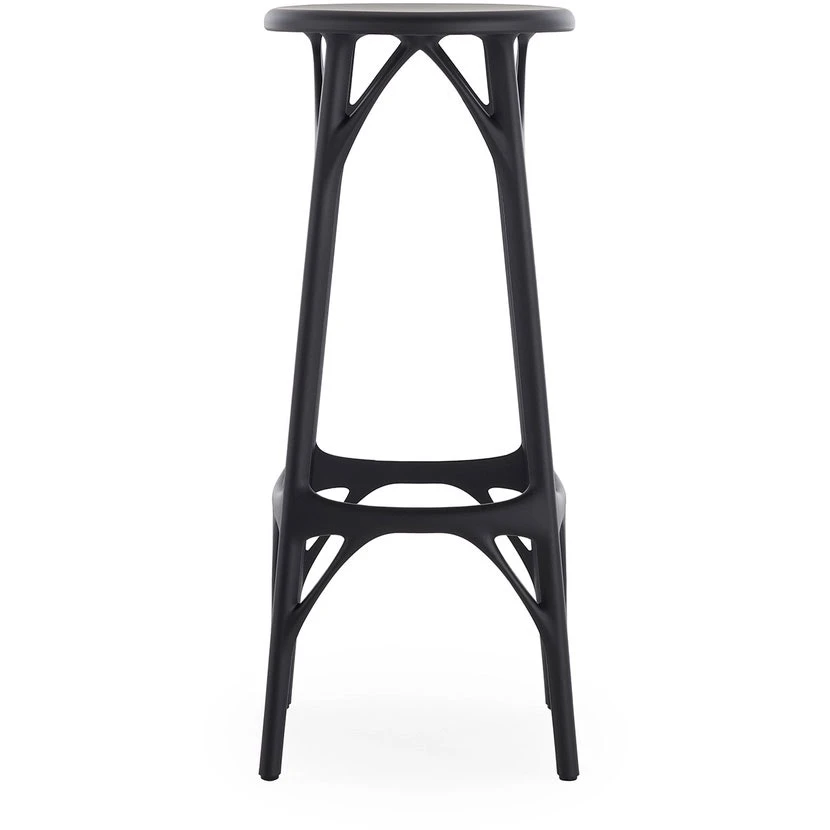 Kartell A.I. Light Barhocker 75 Cm, Schwarz 2 Kartell A.I. Light Barhocker 75 Cm, Schwarz – Bild 2