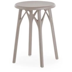Kartell A.I. Light Hocker 45 Cm, Grau