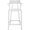 Kartell A.I. Barhocker Recycelt 65 Cm, Weiß
