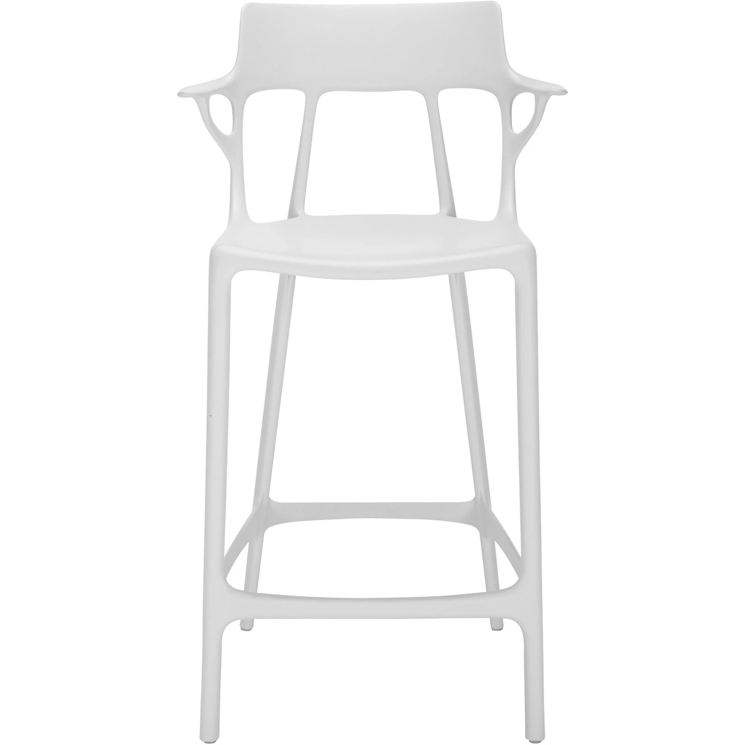 Kartell A.I. Barhocker Recycelt 65 Cm, Weiß 1 Kartell A.I. Barhocker Recycelt 65 Cm, Weiß