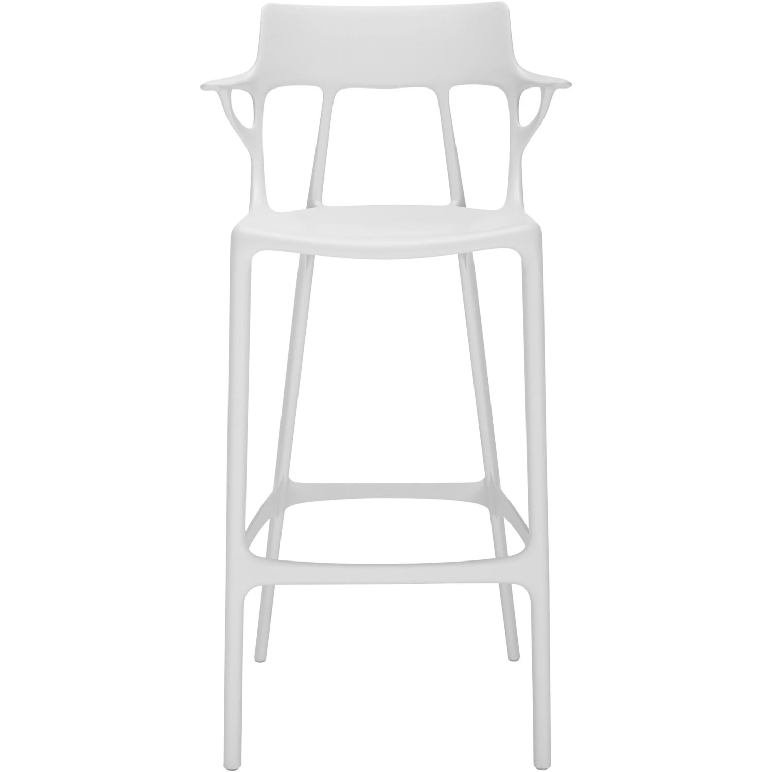 Kartell A.I. Barhocker Recycelt 75 Cm, Weiß 1 Kartell A.I. Barhocker Recycelt 75 Cm, Weiß