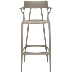 Kartell A.I. Barhocker Recycelt 75 Cm, Grau