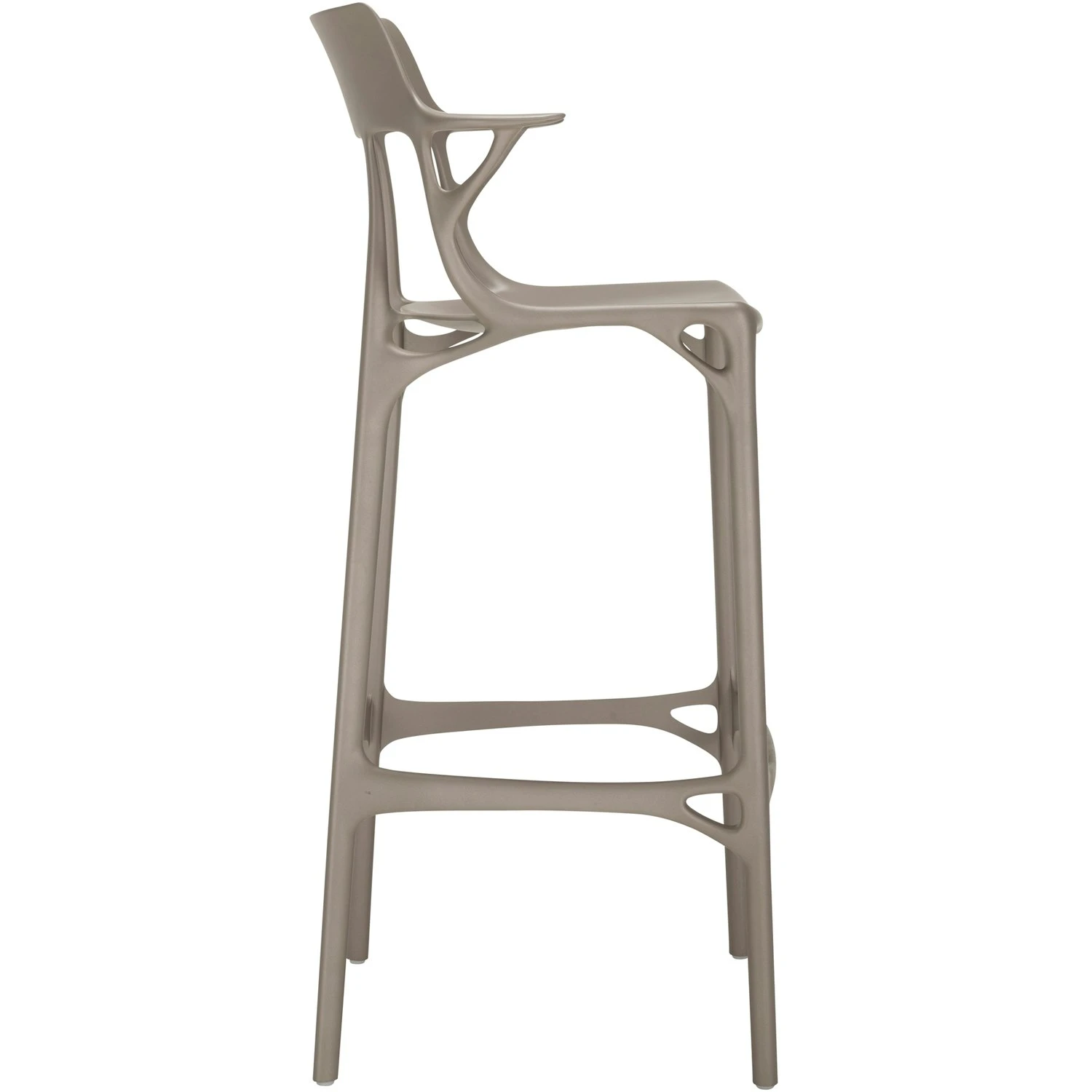 Kartell A.I. Barhocker Recycelt 75 Cm, Grau 4 Kartell A.I. Barhocker Recycelt 75 Cm, Grau – Bild 4