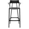 Kartell A.I. Barhocker Recycelt 75 Cm, Schwarz