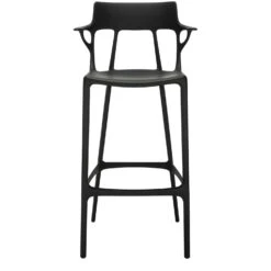 Kartell A.I. Barhocker Recycelt 75 Cm, Schwarz