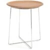 Kartell Al Wood Kaffeetisch, Hell Buche / Chrom