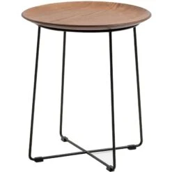 Kartell Al Wood Kaffeetisch, Dunkel Esche / Schwarz