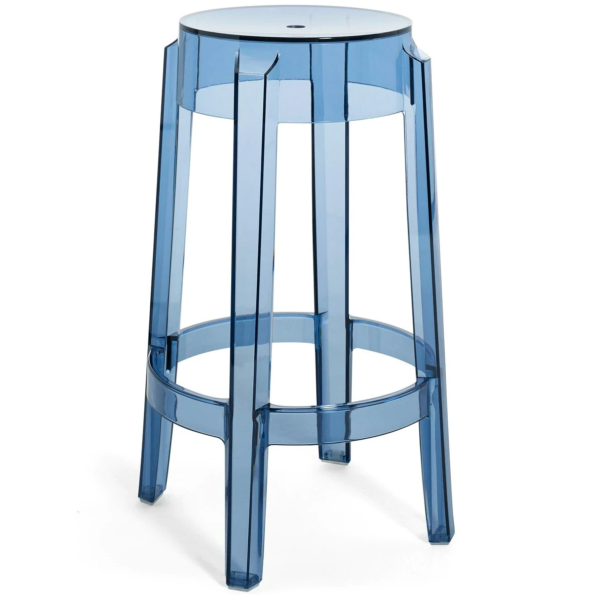Kartell Charles Ghost Barhocker 65 Cm, Powder Blue 1 Kartell Charles Ghost Barhocker 65 Cm, Powder Blue