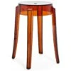 Kartell Charles Ghost-Hocker, Amber