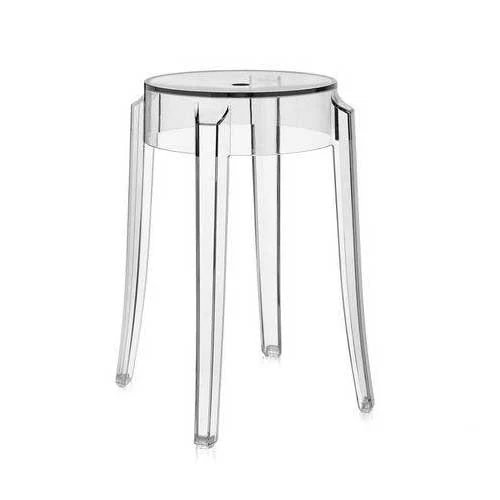 Kartell Charles Ghost-Hocker, Kristall 1 Kartell Charles Ghost-Hocker, Kristall