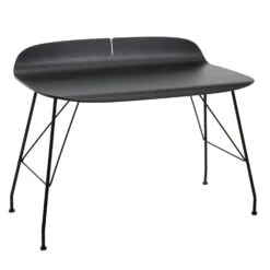 Kartell Earl Of Wood Schreibtisch, Schwarz Esche / Schwarz