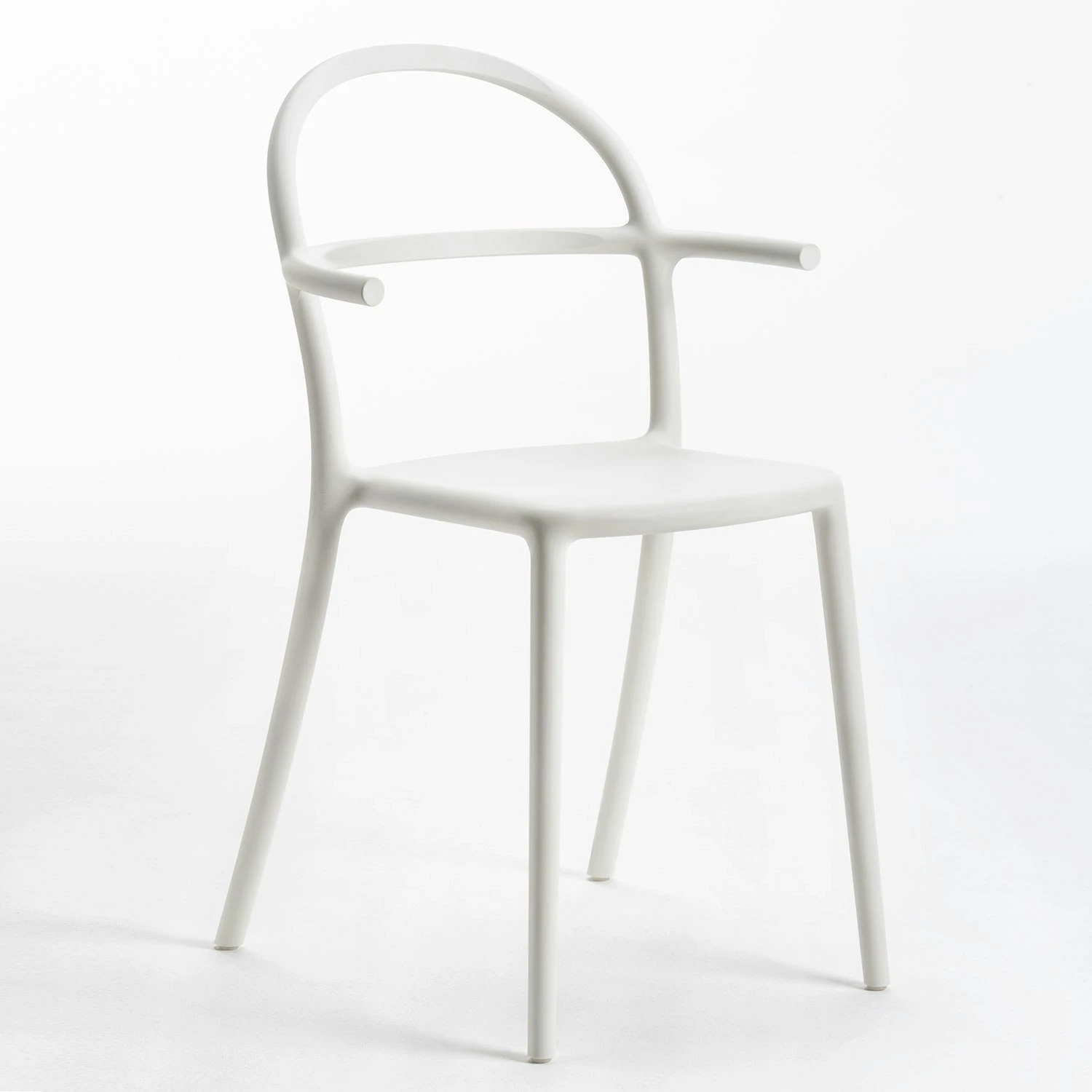 Kartell Generic C Stuhl, Weiss 2 Kartell Generic C Stuhl, Weiss – Bild 2