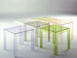 Kartell Jolly Tisch, Kristall -Gubi || Hay || &Tradition Verkäufe kartell jolly tisch kristall 1