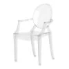 Kartell Lou Lou Ghost Stuhl Baby, Kristall