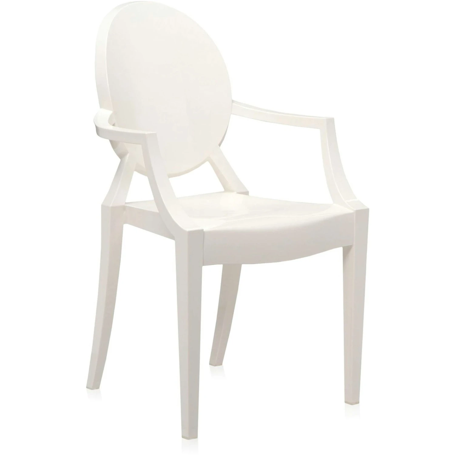 Kartell Louis Ghost Stuhl, Weiß 1 Kartell Louis Ghost Stuhl, Weiß