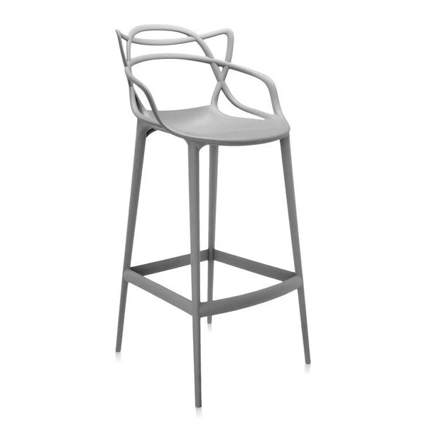 Kartell Masters Hocker 65cm, Weiss 2 Kartell Masters Hocker 65cm, Weiss – Bild 2