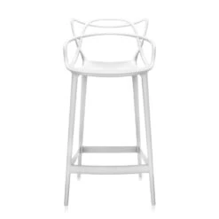 Kartell Masters Hocker 65cm, Weiss