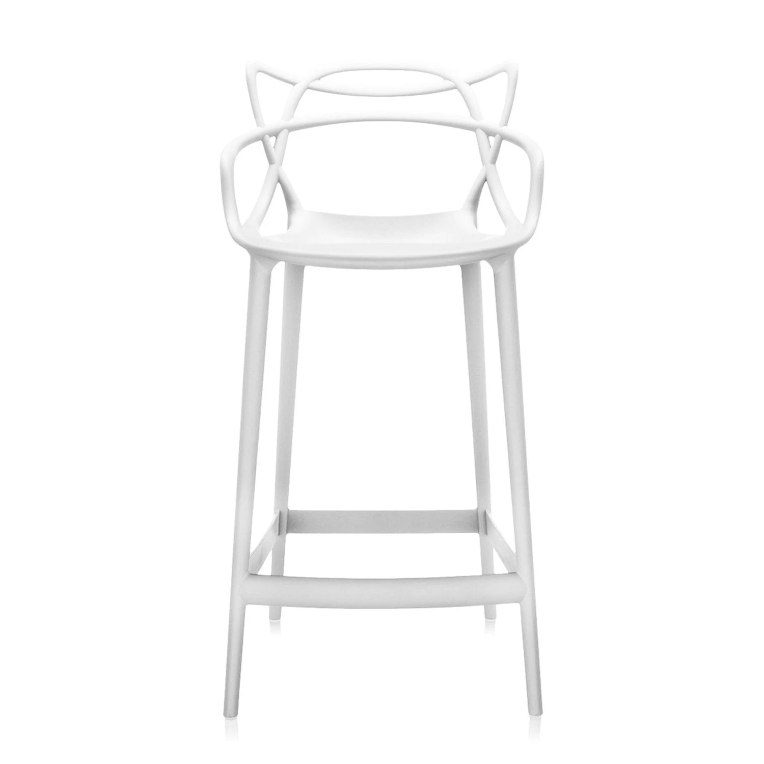 Kartell Masters Hocker 65cm, Weiss 1 Kartell Masters Hocker 65cm, Weiss