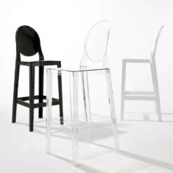Kartell One More Please Hocker, Kristall -Gubi || Hay || &Tradition Verkäufe kartell one more please hocker kristall 4