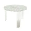 Kartell T-Table Seitentisch, Kristall