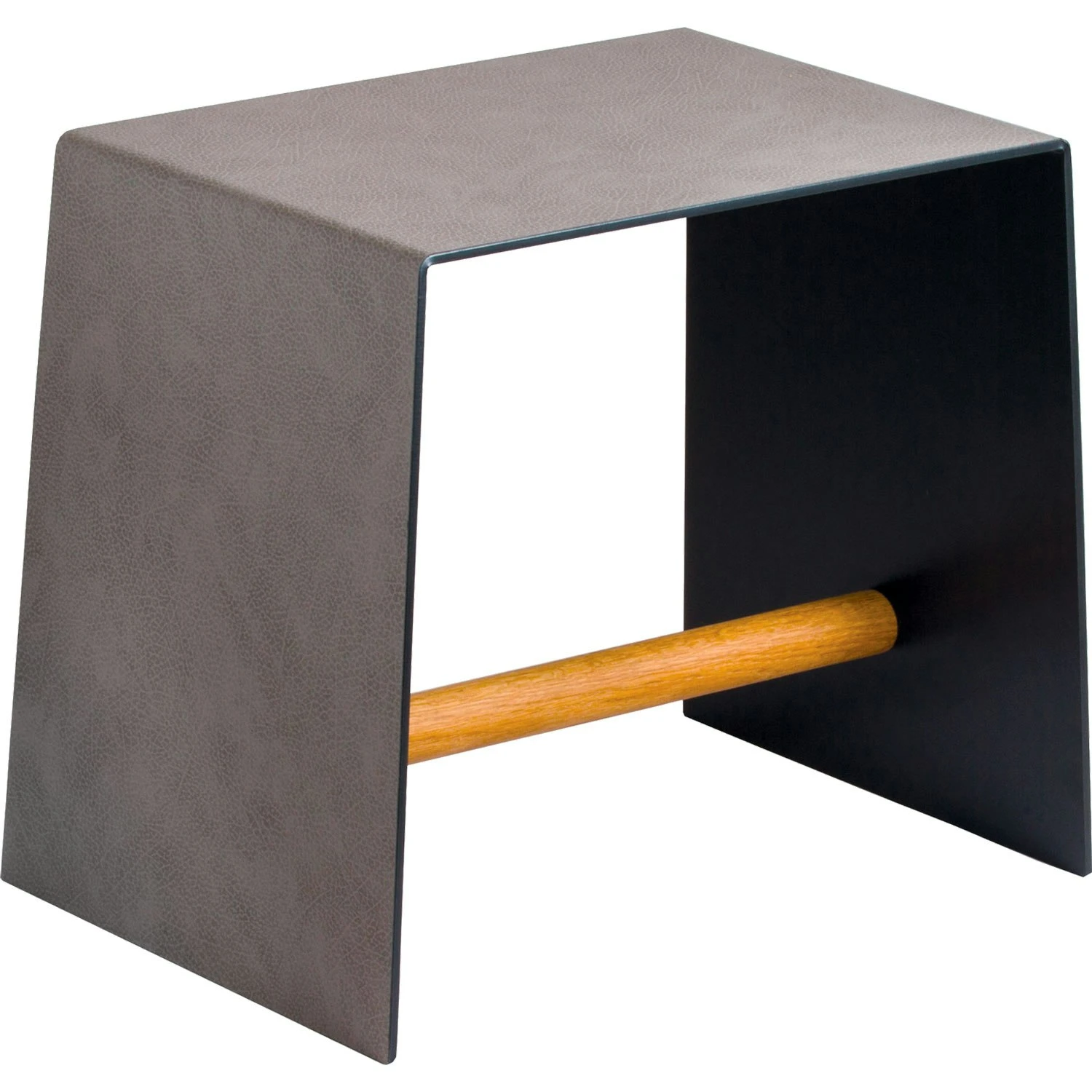 LIND DNA Stool Beistelltisch, Hippo Anthrazitgrau / Alu Schwarz 1 LIND DNA Stool Beistelltisch, Hippo Anthrazitgrau / Alu Schwarz