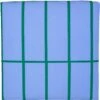 Marimekko Tiiliskivi Kissen Hellblau / Grün, 40x40 Cm