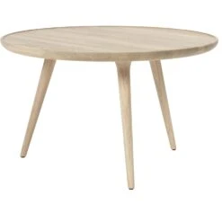Mater Accent Kaffeetisch 70 Cm, Mattlackiert Eiche