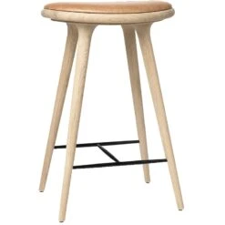 Mater High Stool Hocker 69 Cm, Geseift Eiche