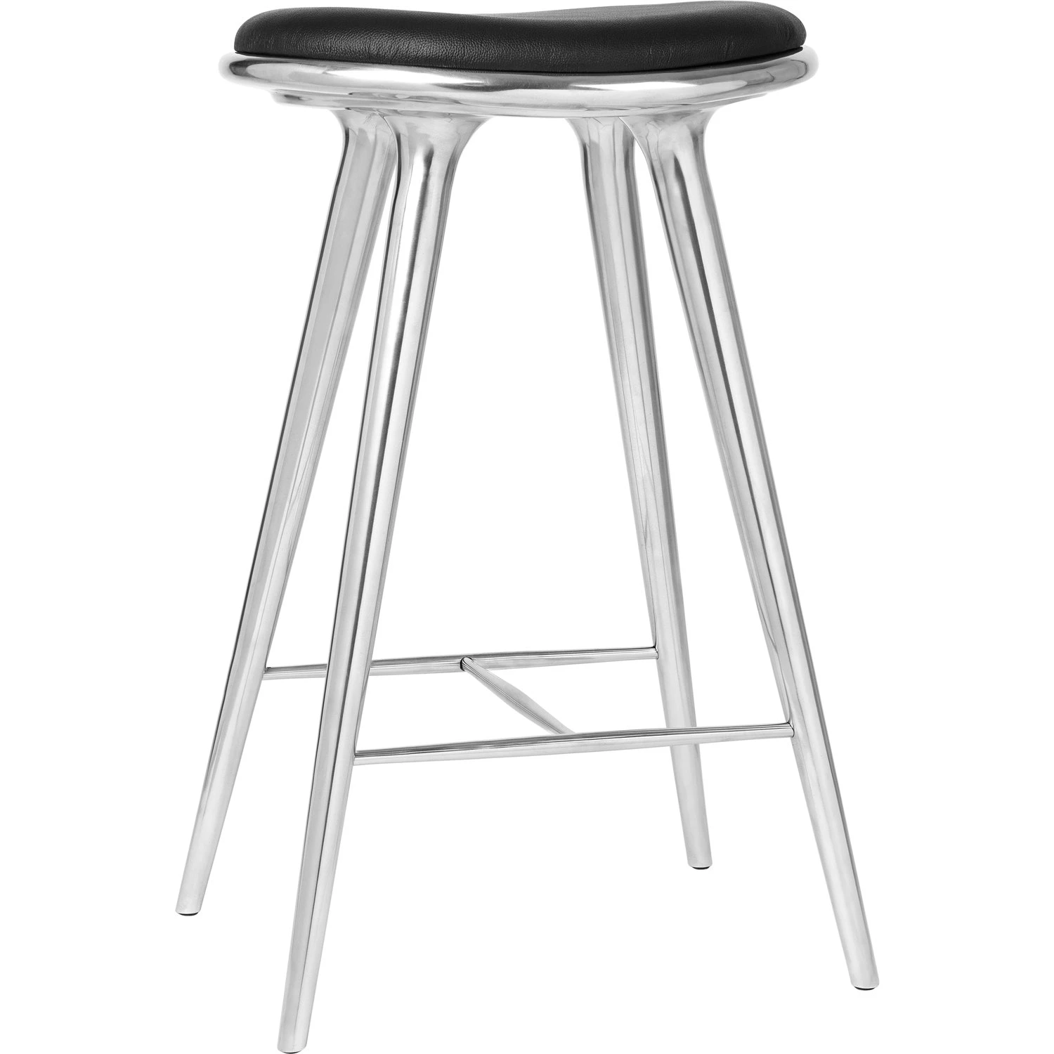 Mater High Stool Hocker 74 Cm, Recyceltes Aluminium 1 Mater High Stool Hocker 74 Cm, Recyceltes Aluminium