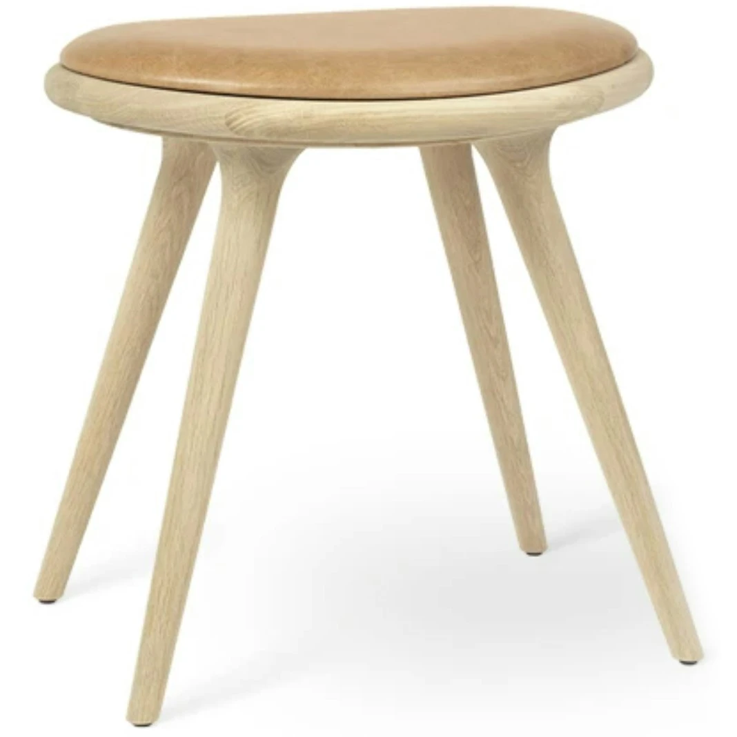 Mater Low Stool Hocker 47 Cm, Geseift Eiche 1 Mater Low Stool Hocker 47 Cm, Geseift Eiche