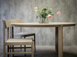 Amor Esstisch Weiß-geölt Eiche, Ø140 Cm -Gubi || Hay || &Tradition Verkäufe mavis amor esstisch wei geolt eiche 140 cm 4