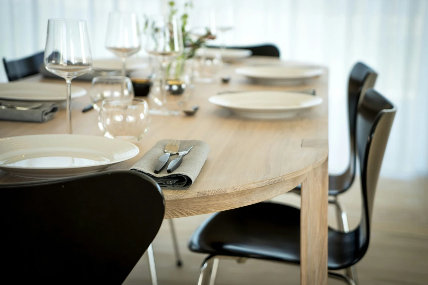 Amor Esstisch Weiß-geölt Eiche, 240x90 Cm 5 Amor Esstisch Weiß-geölt Eiche, 240x90 Cm – Bild 5