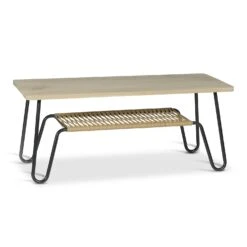 Marcel Couchtisch/Sideboard 120x50 Cm, Rustikale Eiche