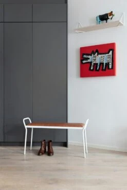 Maze Anytwo Hocker, Weiß/ Vintage Cognac -Gubi || Hay || &Tradition Verkäufe maze anytwo hocker 11