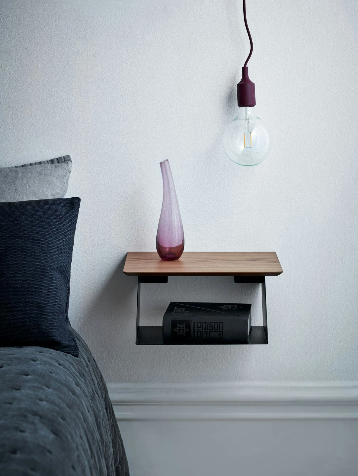 Maze Edgy Wood Regal, Black Beauty/ Walnussfarben 3 Maze Edgy Wood Regal, Black Beauty/ Walnussfarben – Bild 3